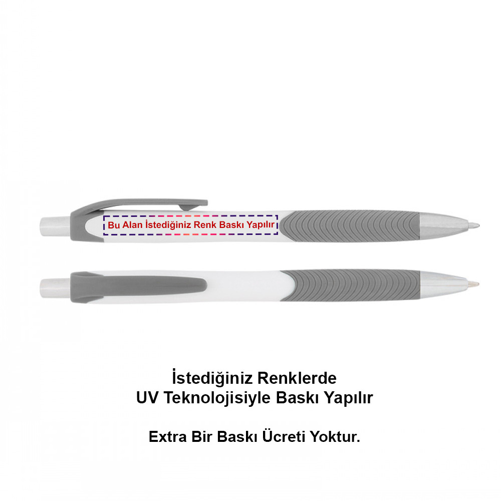 0506 Plastik Kalem Gri Model
