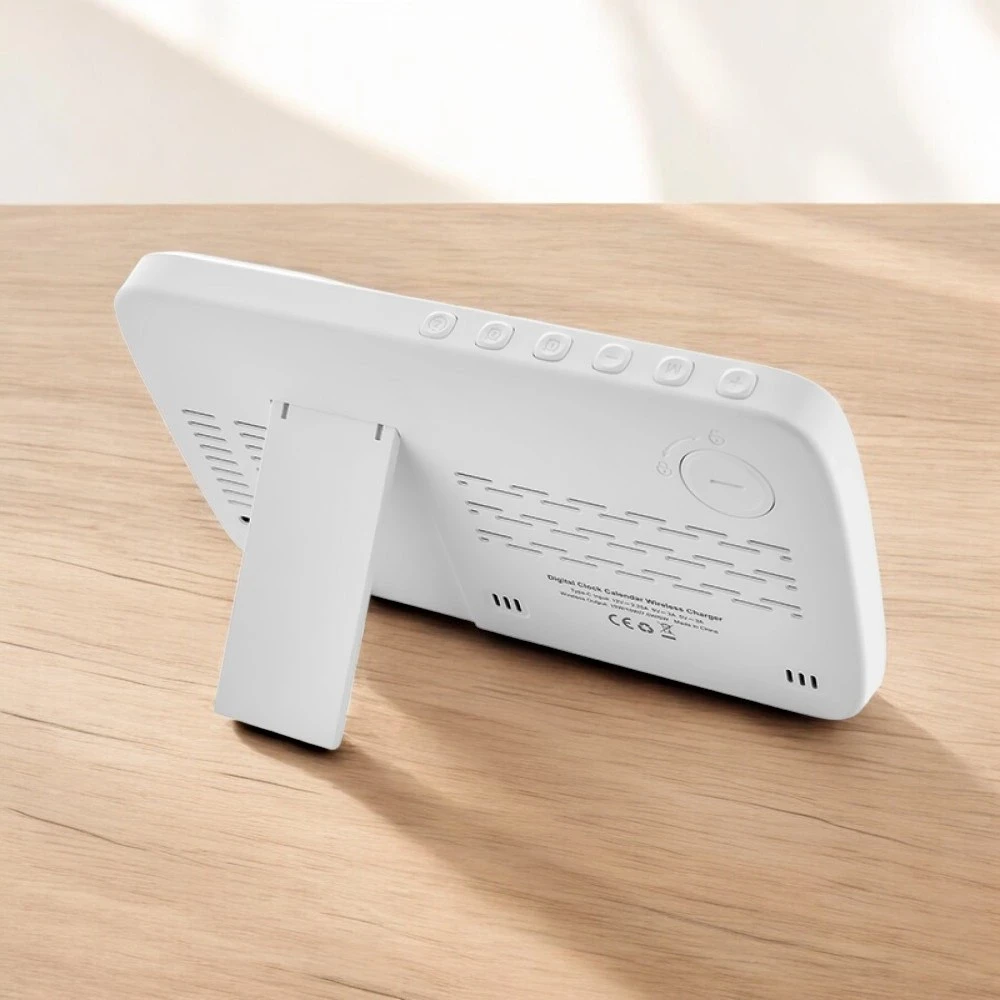 Kişiye Özel Baskılı 4230 Wireless Şarj Cihazı & Dijital Saat ve Telefon Standı