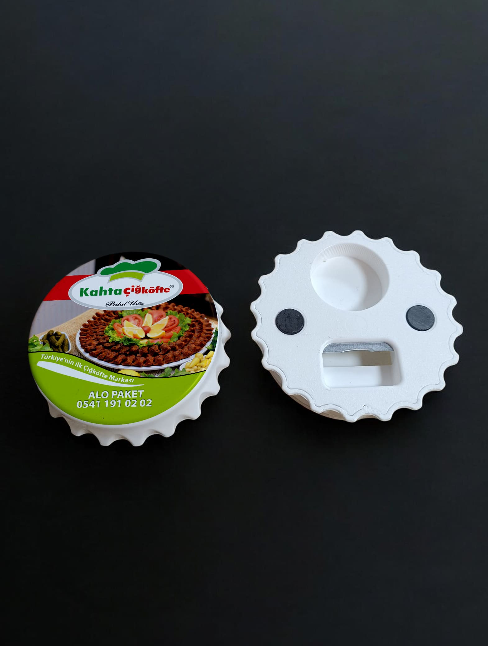 77 mm Şişe Açacaklı Magnet | Logolu Promosyon Magnet