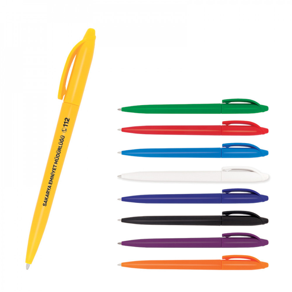 446 Plastik Kalem Model Firmaya Özel Baskı