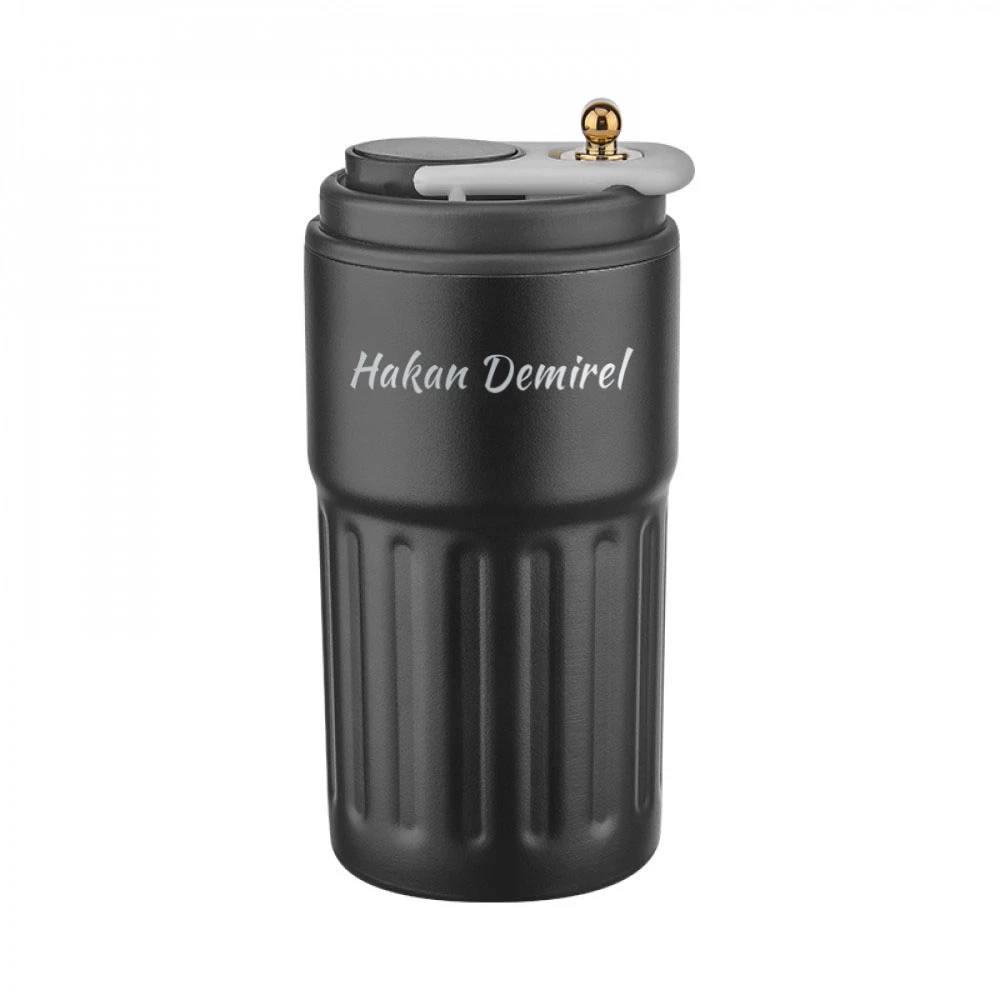 5351 Çelik Termos / 440 ml Dijital Göstergeli Kişiye Özel Baskı - görsel 6