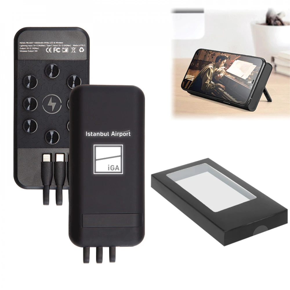 PB-4007 10.000 mAh Powerbank Firmaya Özel Baskı