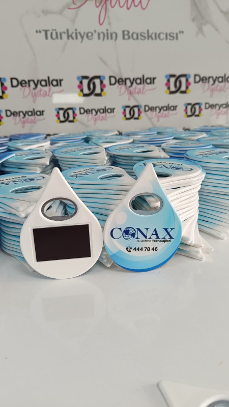 Damla ve Konum Şeklinde Şişe Açacaklı Buzdolabı Magneti | Logolu Promosyon Magnet