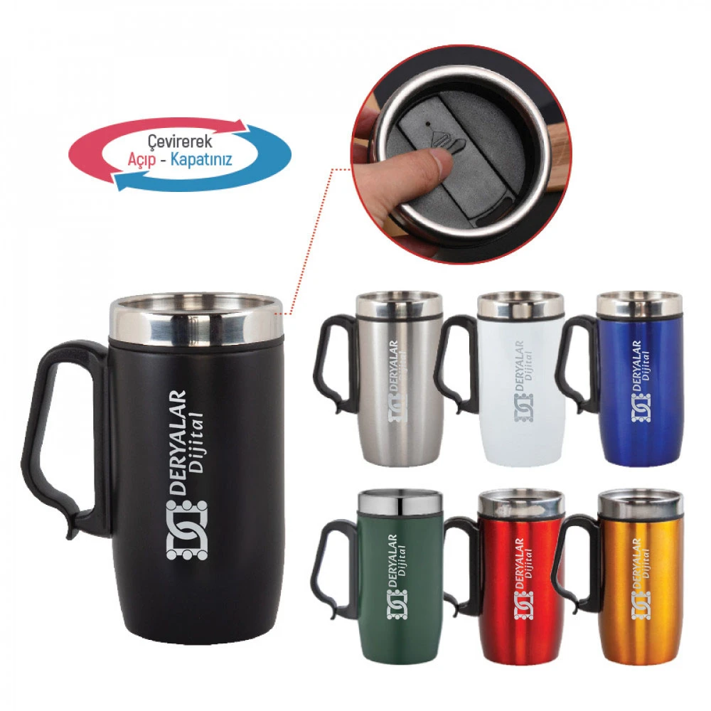 5304 Çelik Kupa / 240 ml Firmaya Özel Baskı