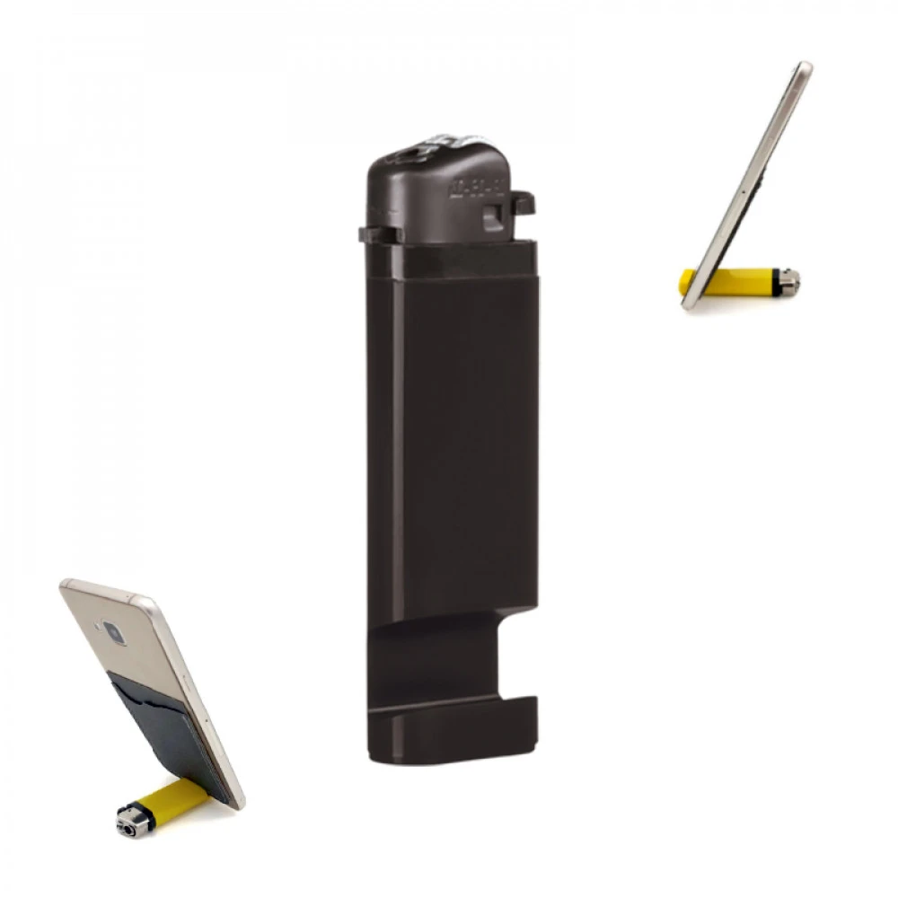 PHL-365 Telefon Standlı Taşlı Sibopsuz Çakmak Firmaya Özel Baskı