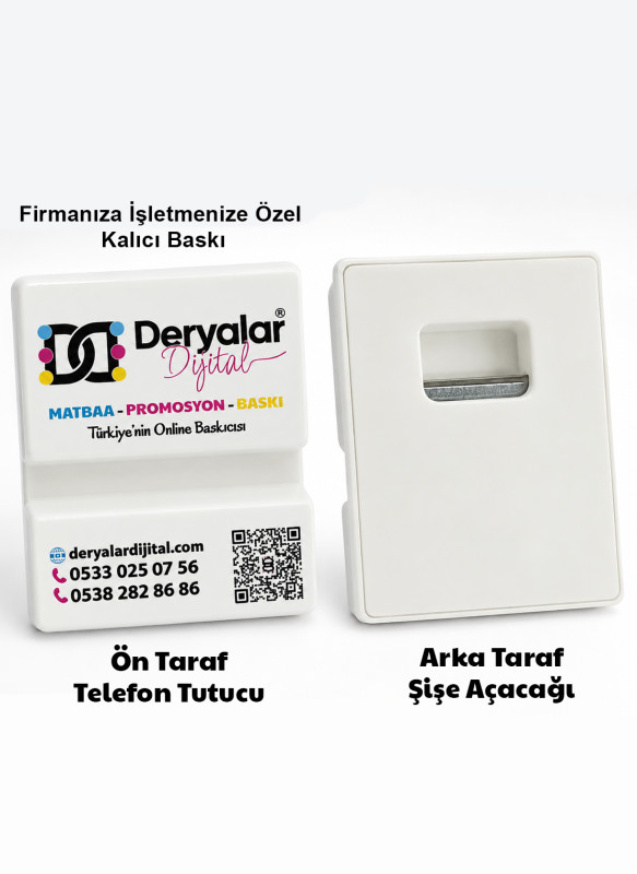 Promosyon Telefon Tututucu (Şişe Açacaklı) Firmaya Özel Baskı