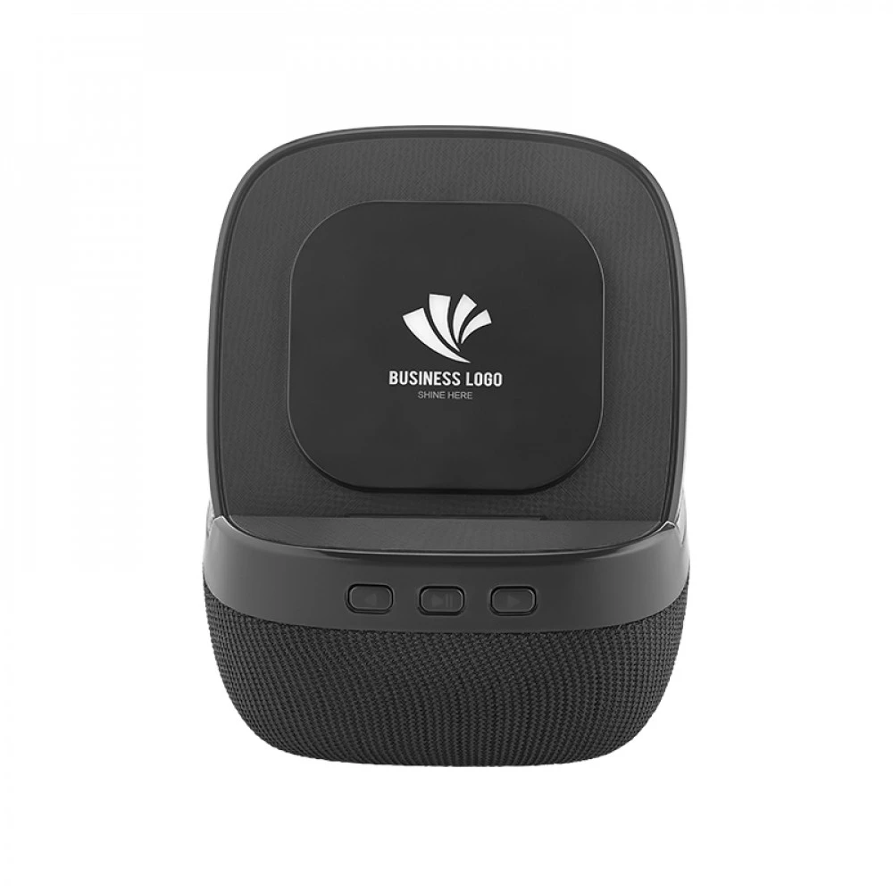 4250  Wireless Şarj Bluetooth Standlı Hoparlör Kablosuz Powerbank Firmaya Özel Baskı