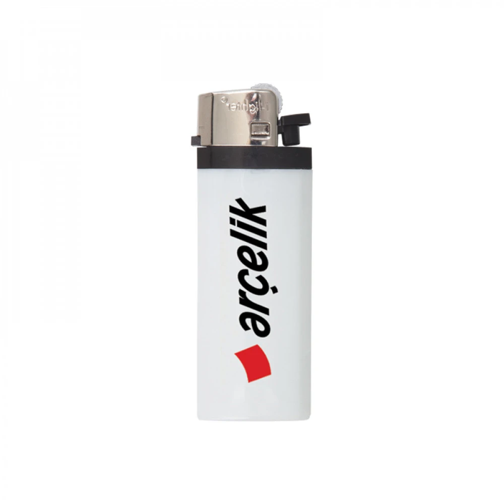 YMN-216 I-Lighter Mi̇di̇ Taşlı Si̇boplu Çakmak Firmaya Özel Baskı
