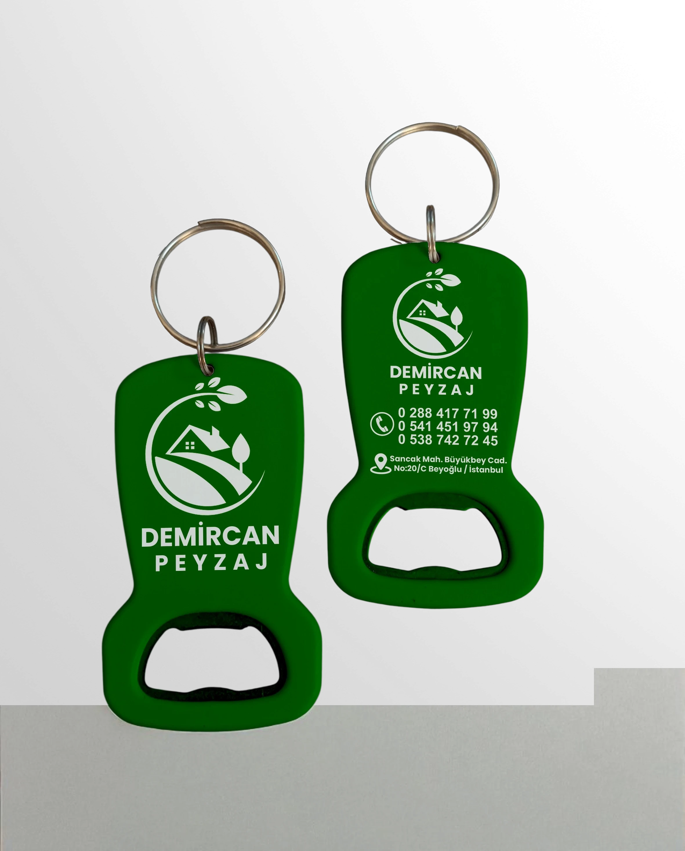 Retro Anahtarlık Açacak Fonkisyonlu Çift Taraf Baskı