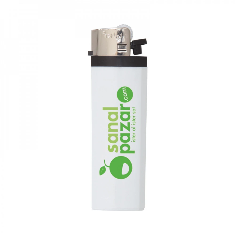YMN-218 I-Lighter Mi̇di̇ Taşlı Si̇boplu Çakmak Firmaya Özel Baskı